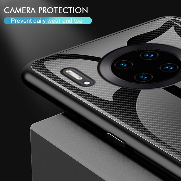 For Huawei Mate 30 Pro Texture Gradient Glass Protective Case