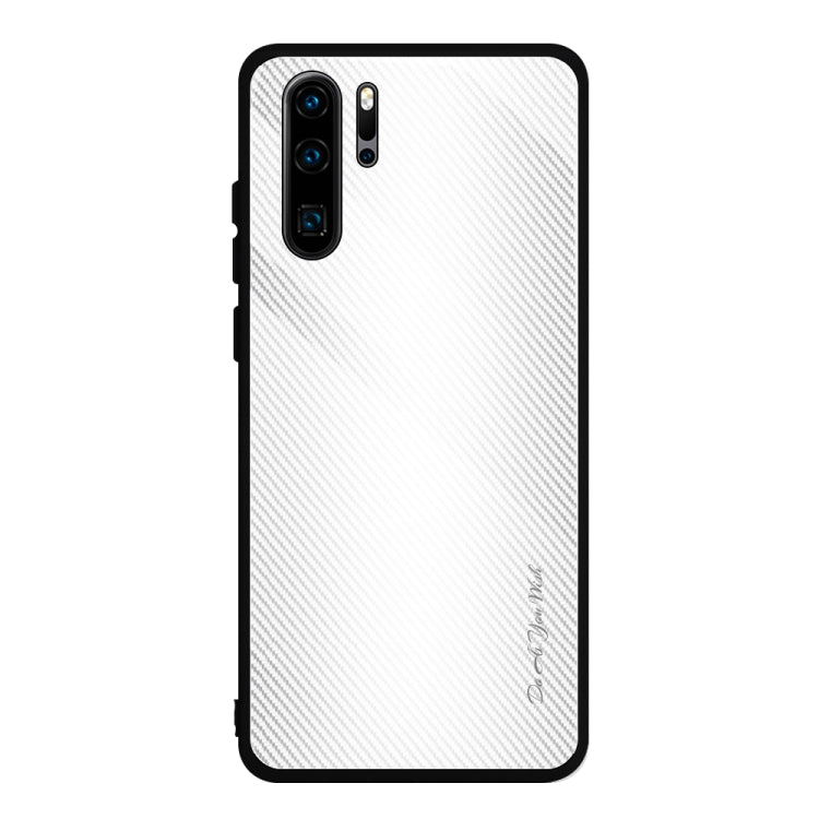 For Huawei P30 Pro Texture Gradient Glass Protective Case