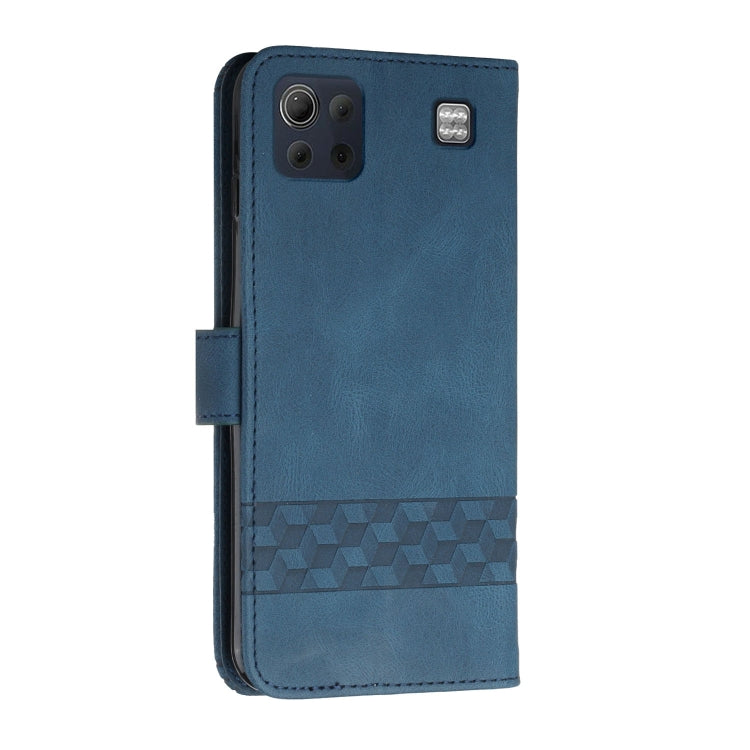 For LG K92 5G Cubic Skin Feel Flip Leather Phone Case