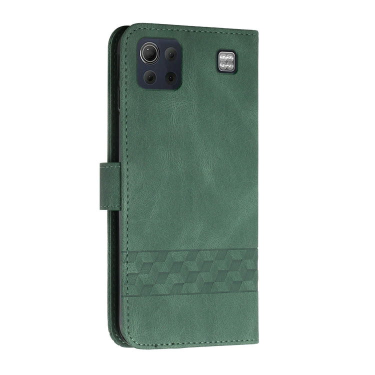 For LG K92 5G Cubic Skin Feel Flip Leather Phone Case