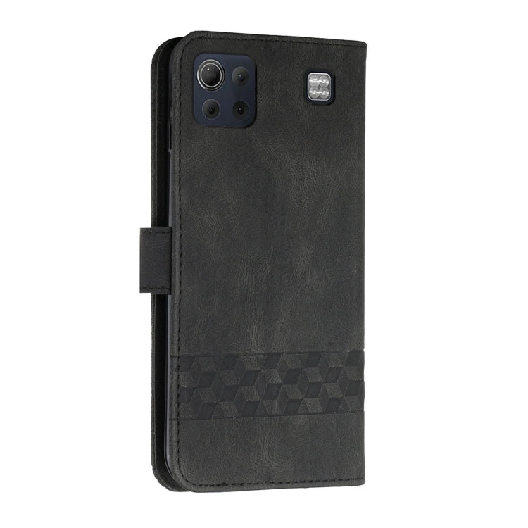 For LG K92 5G Cubic Skin Feel Flip Leather Phone Case