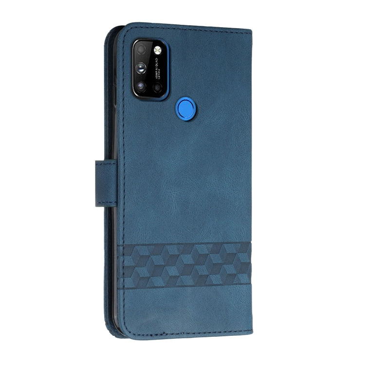 For LG W41 / W41+ Cubic Skin Feel Flip Leather Phone Case
