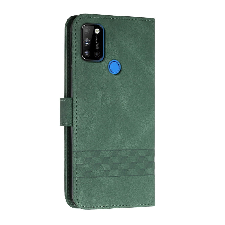 For LG W41 / W41+ Cubic Skin Feel Flip Leather Phone Case