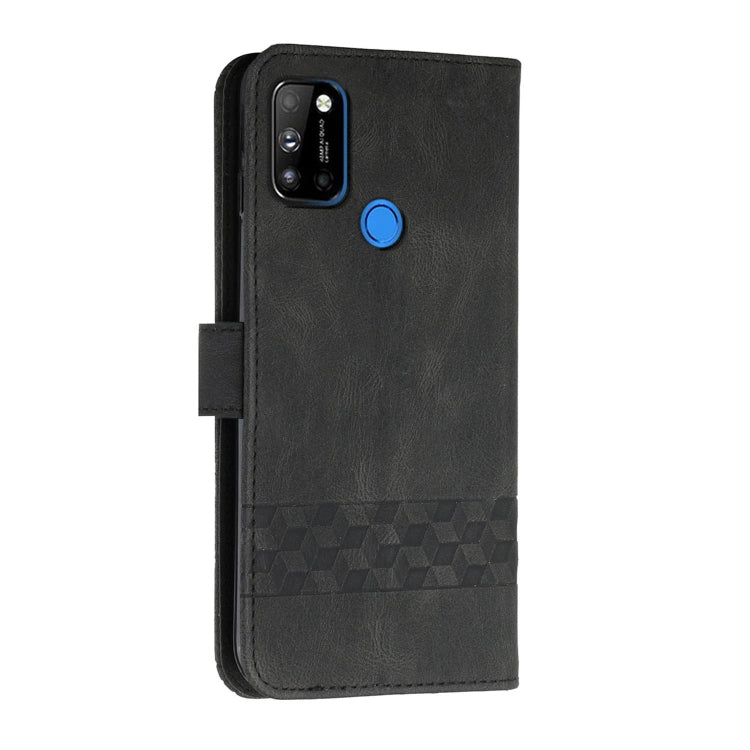 For LG W41 / W41+ Cubic Skin Feel Flip Leather Phone Case