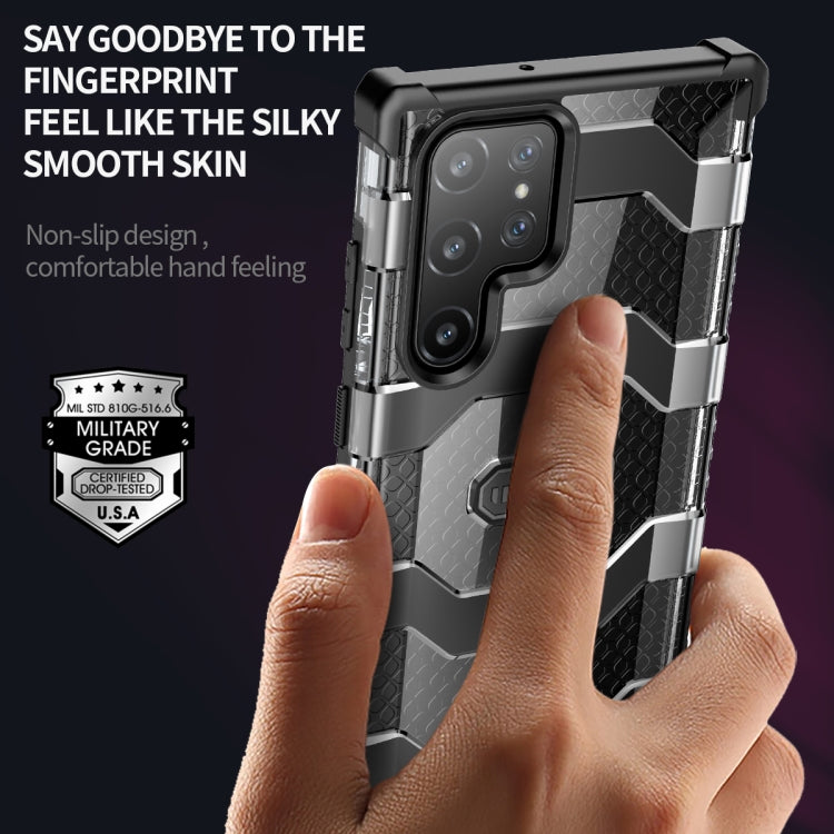 For Samsung Galaxy S22 Ultra 5G wlons Explorer Series PC+TPU Phone Case