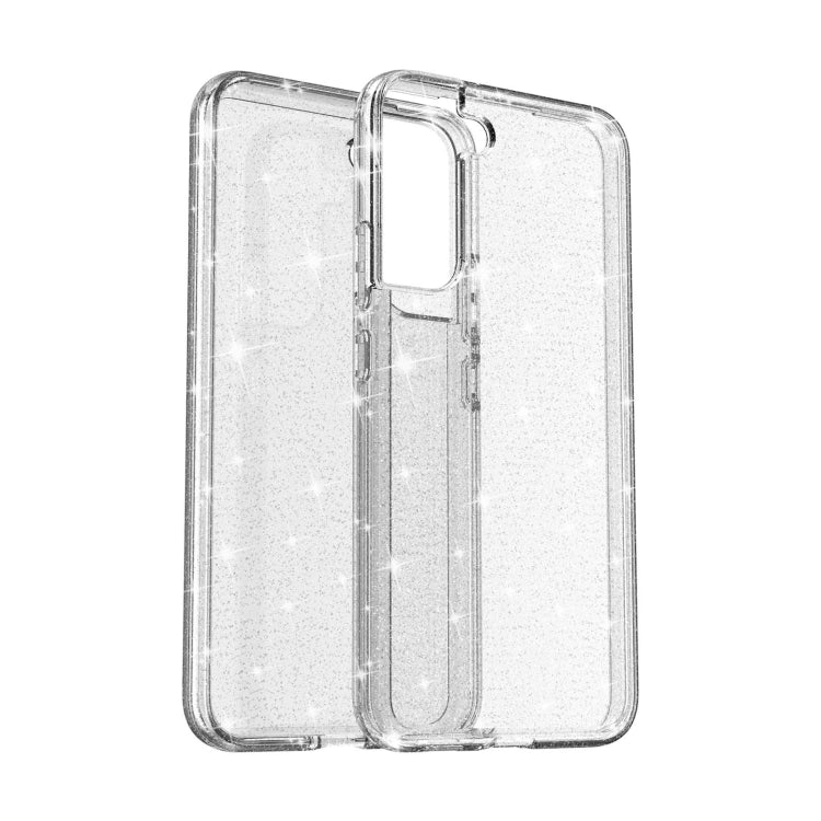 For Samsung Galaxy S22 5G Shockproof Terminator Style Glitter Powder Protective Phone Case
