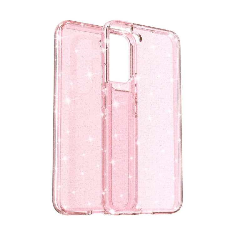 For Samsung Galaxy S22 5G Shockproof Terminator Style Glitter Powder Protective Phone Case