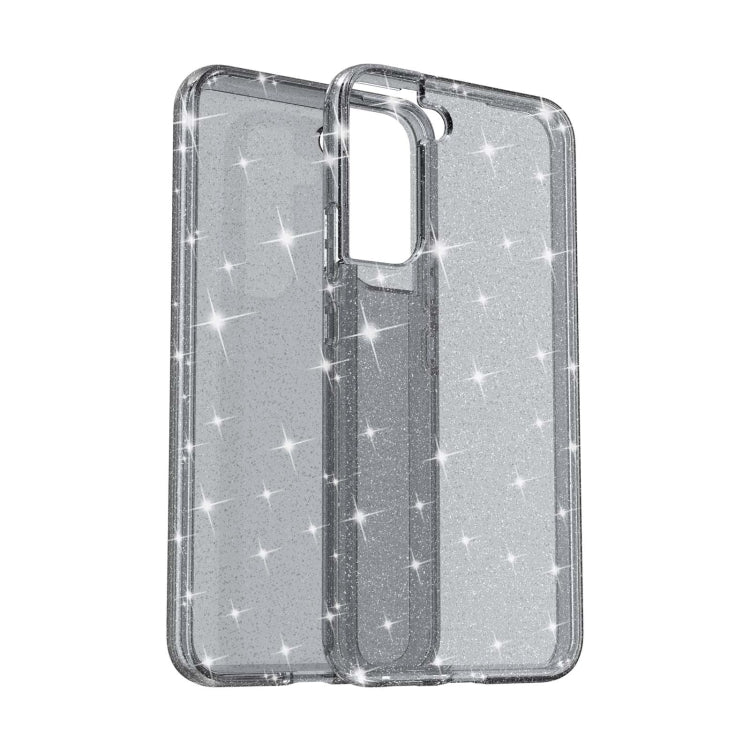 For Samsung Galaxy S22+ 5G Shockproof Terminator Style Glitter Powder Protective Phone Case