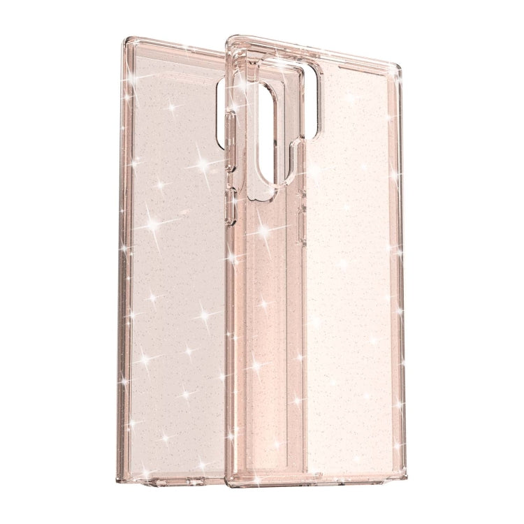 For Samsung Galaxy S22 Ultra 5G Shockproof Terminator Style Glitter Powder Protective Phone Case