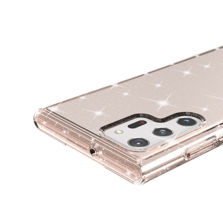 For Samsung Galaxy S22 Ultra 5G Shockproof Terminator Style Glitter Powder Protective Phone Case