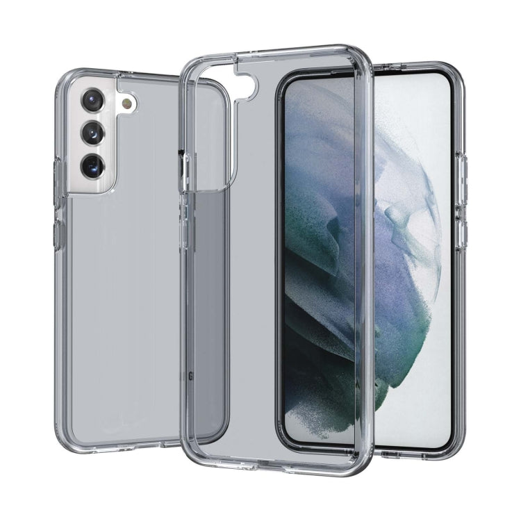 For Samsung Galaxy S22 5G Shockproof Terminator Style Transparent Protective Phone Case