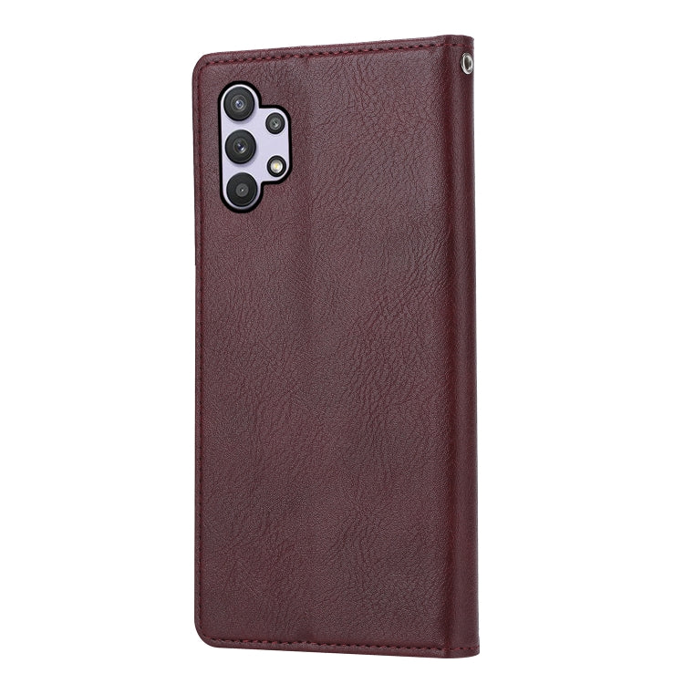 For Samsung Galaxy A33 5G Knead Skin Texture Leather Phone Case