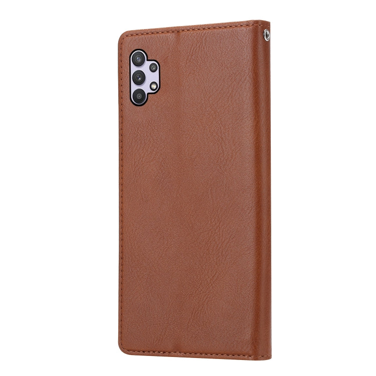 For Samsung Galaxy A33 5G Knead Skin Texture Leather Phone Case