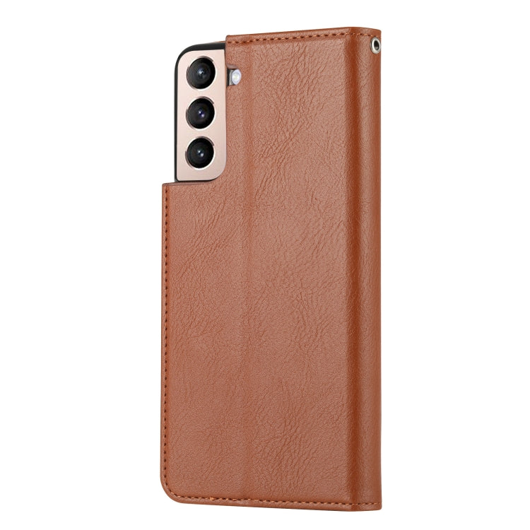 For Samsung Galaxy S22 5G Knead Skin Texture Leather Phone Case