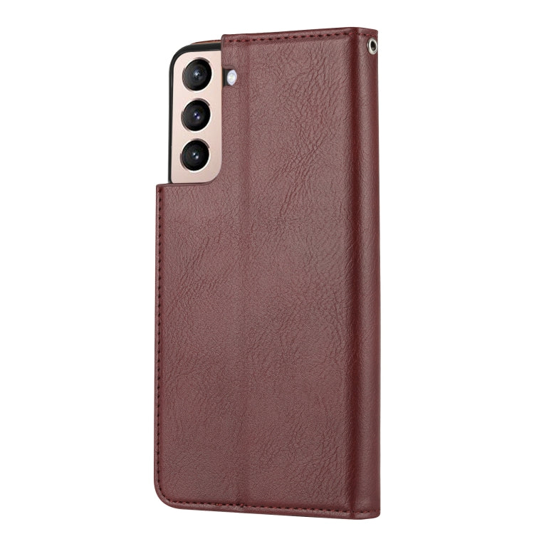 For Samsung Galaxy S22+ 5G Knead Skin Texture Leather Phone Case