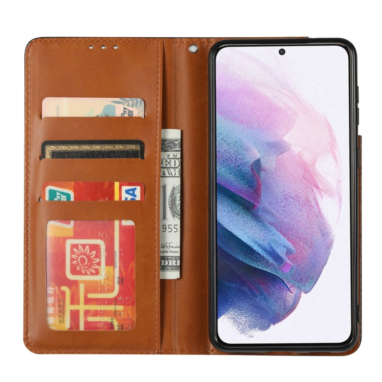 For Samsung Galaxy S22+ 5G Knead Skin Texture Leather Phone Case