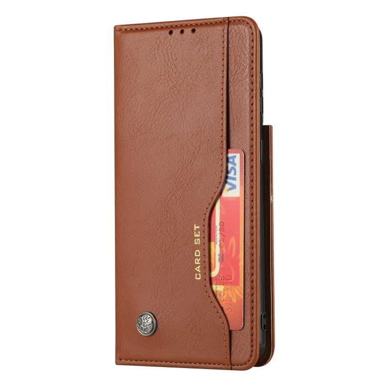 For Samsung Galaxy S22+ 5G Knead Skin Texture Leather Phone Case