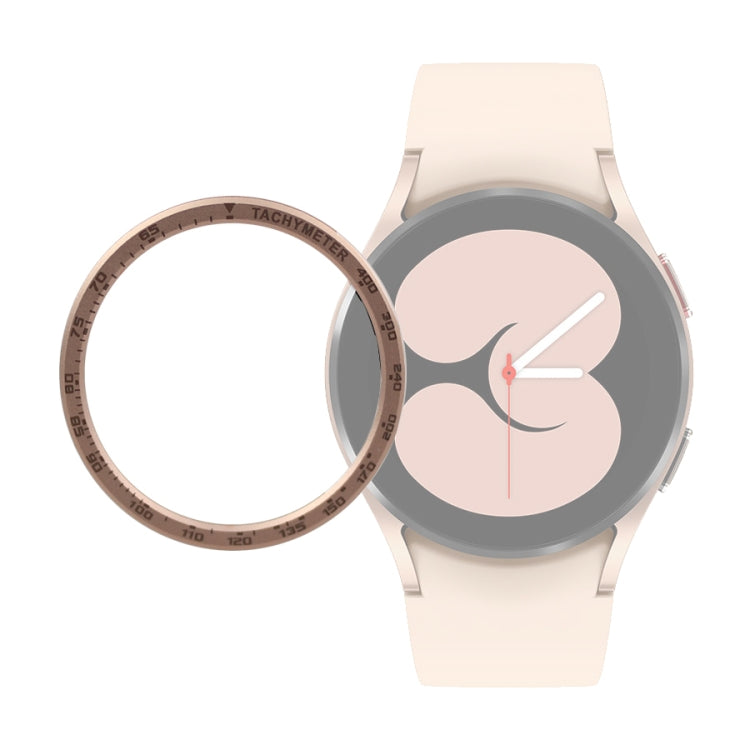 For Samsung Galaxy Watch4 44mm Smart Watch Steel Bezel Ring