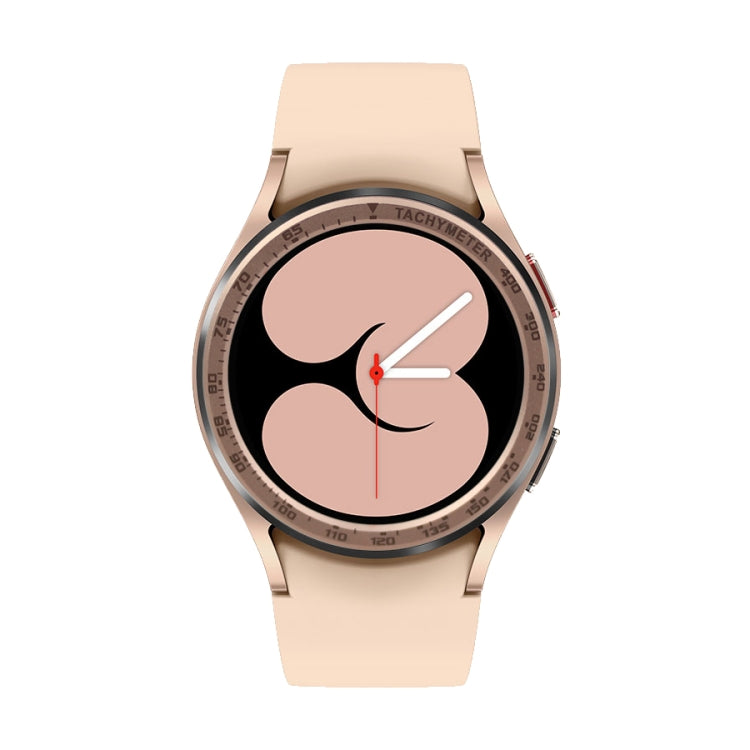 For Samsung Galaxy Watch4 44mm Smart Watch Steel Bezel Ring