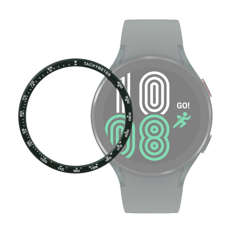 For Samsung Galaxy Watch4 44mm Smart Watch Steel Bezel Ring
