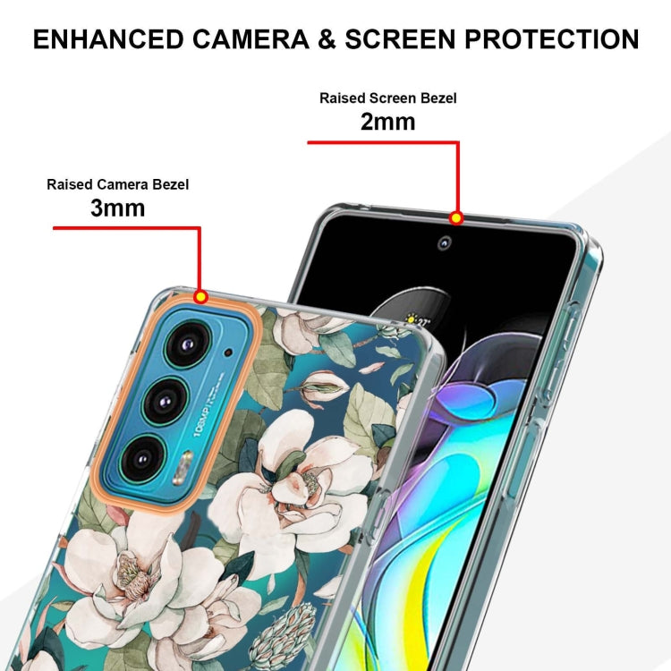 Flowers and Plants Series IMD TPU Phone Case For Motorola Edge 20