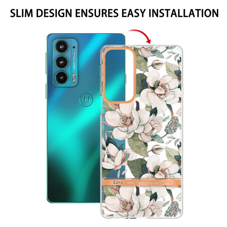 Flowers and Plants Series IMD TPU Phone Case For Motorola Edge 20