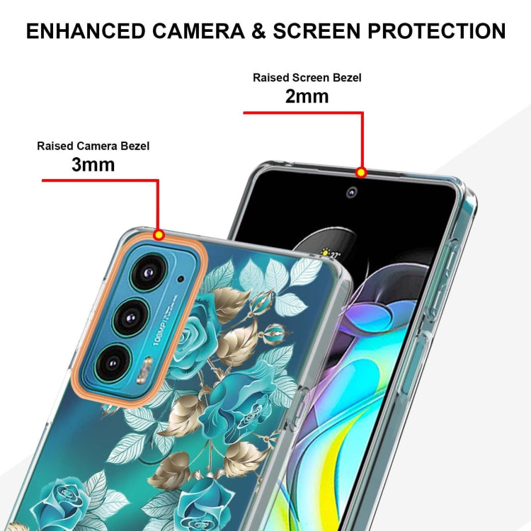Flowers and Plants Series IMD TPU Phone Case For Motorola Edge 20