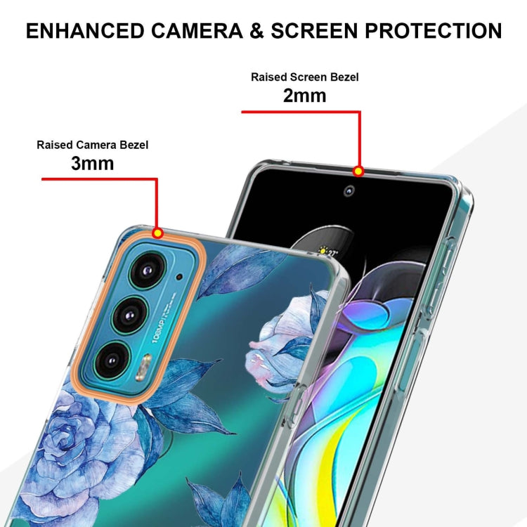 Flowers and Plants Series IMD TPU Phone Case For Motorola Edge 20