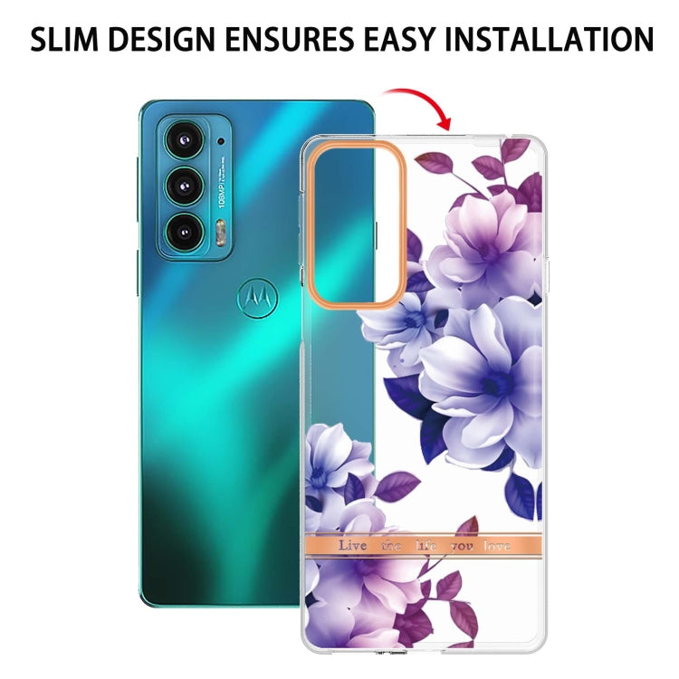 Flowers and Plants Series IMD TPU Phone Case For Motorola Edge 20