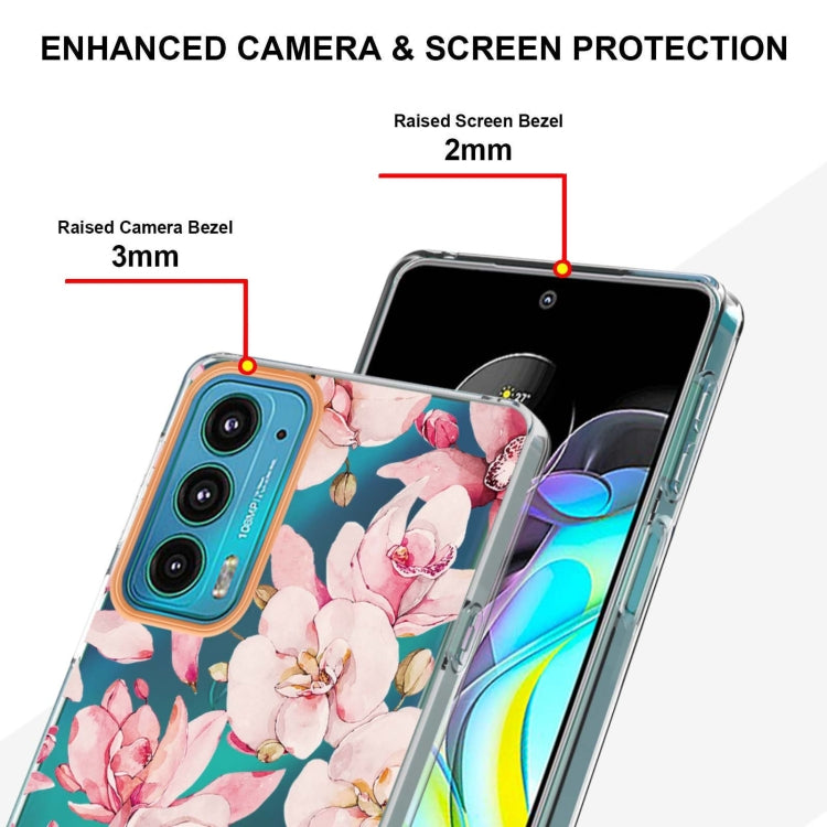 Flowers and Plants Series IMD TPU Phone Case For Motorola Edge 20