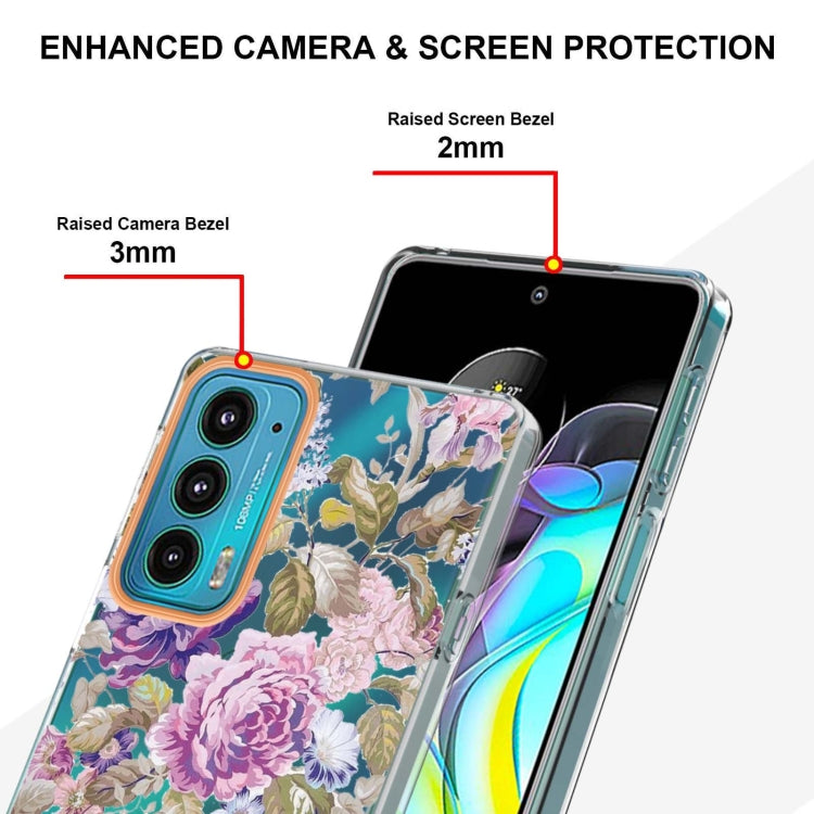 Flowers and Plants Series IMD TPU Phone Case For Motorola Edge 20