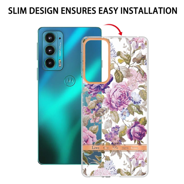 Flowers and Plants Series IMD TPU Phone Case For Motorola Edge 20