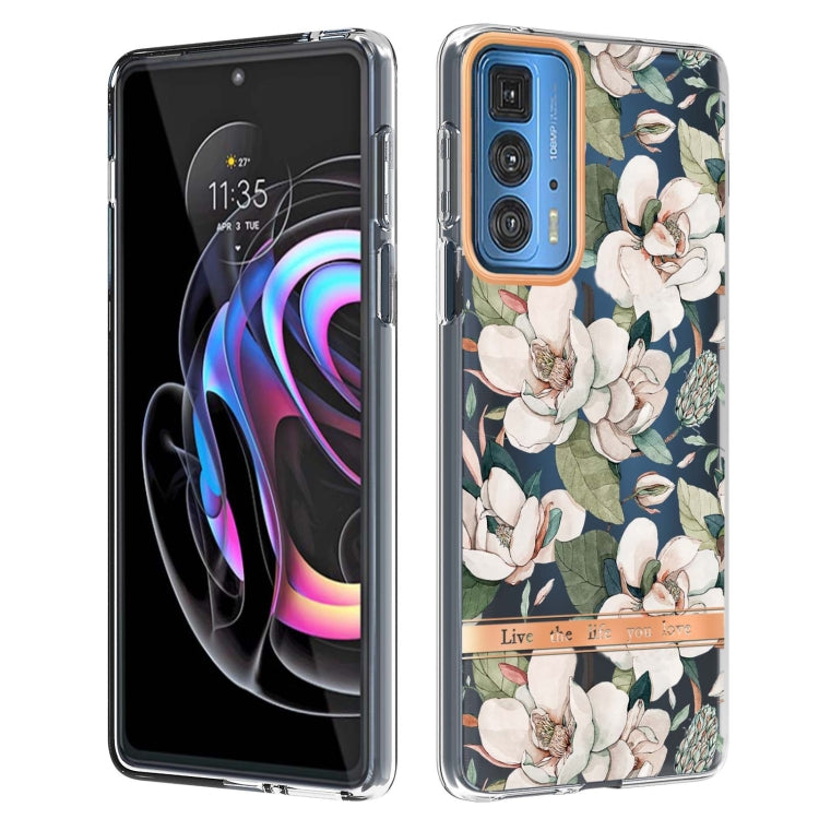 Flowers and Plants Series IMD TPU Phone Case For Motorola Edge 20 Pro