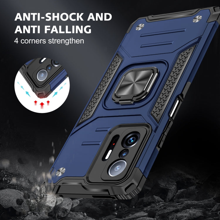 For Xiaomi 11T Magnetic Armor TPU + PC Phone Case