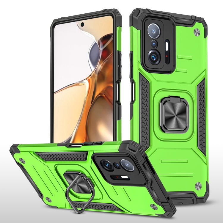 For Xiaomi 11T Magnetic Armor TPU + PC Phone Case