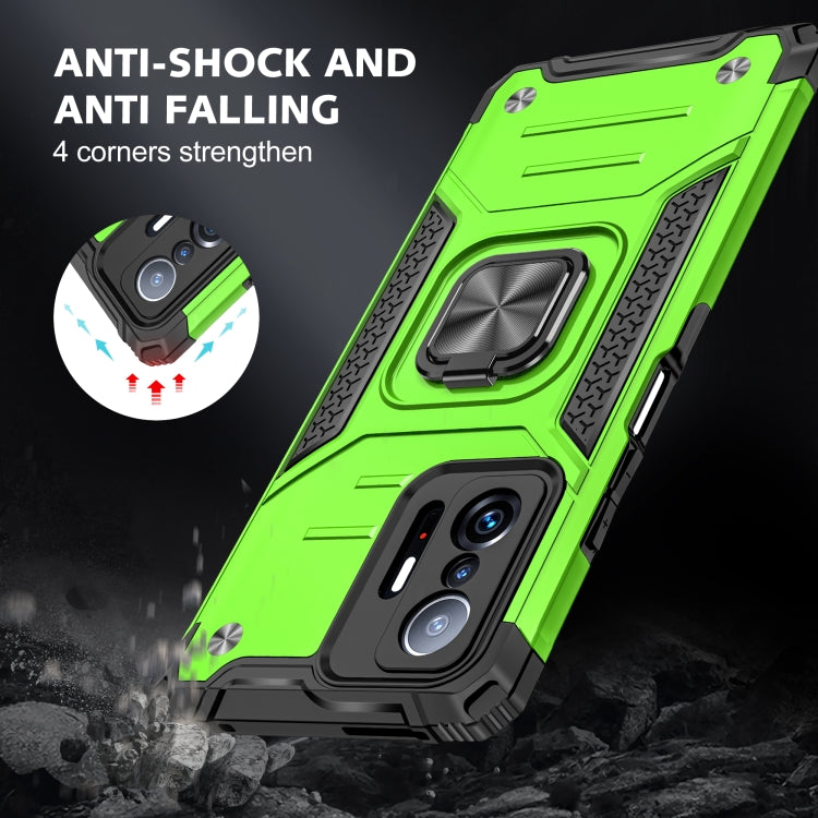 For Xiaomi 11T Magnetic Armor TPU + PC Phone Case