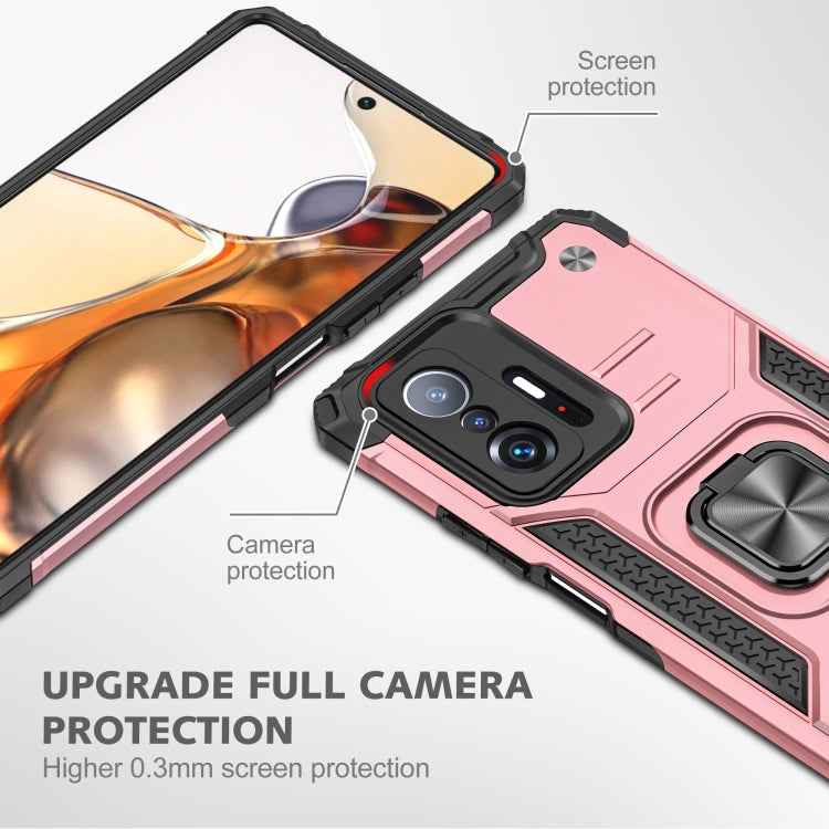 For Xiaomi 11T Magnetic Armor TPU + PC Phone Case