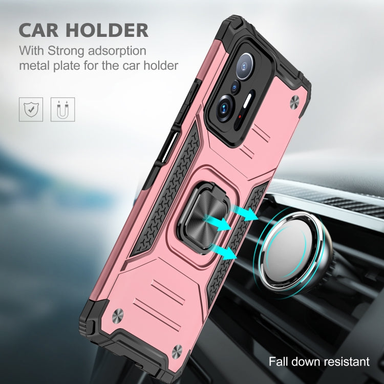 For Xiaomi 11T Magnetic Armor TPU + PC Phone Case