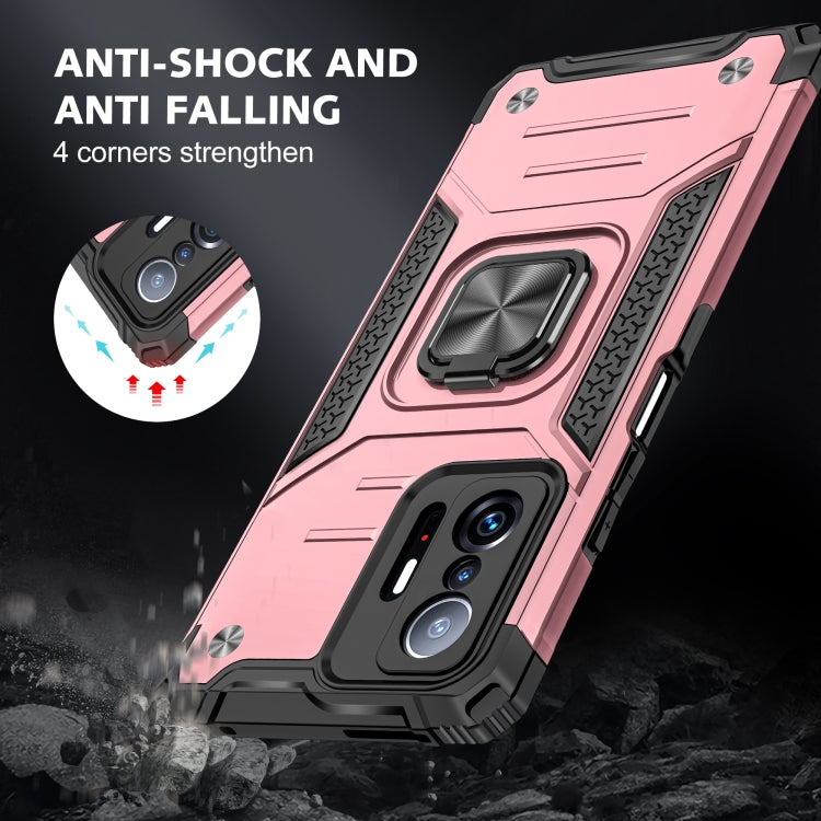 For Xiaomi 11T Magnetic Armor TPU + PC Phone Case