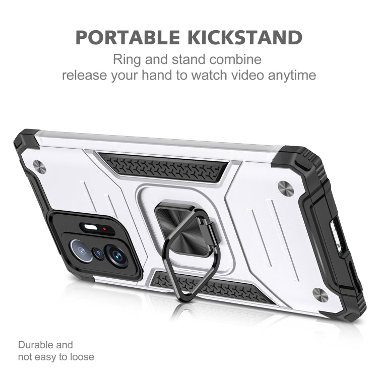 For Xiaomi 11T Magnetic Armor TPU + PC Phone Case