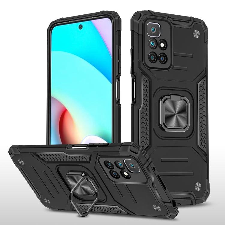For Xiaomi Redmi 10 Magnetic Armor TPU + PC Phone Case