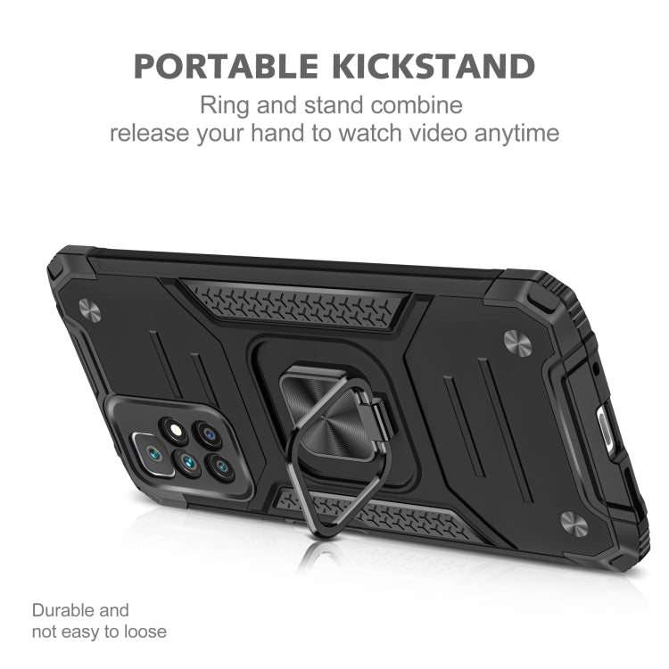 For Xiaomi Redmi 10 Magnetic Armor TPU + PC Phone Case
