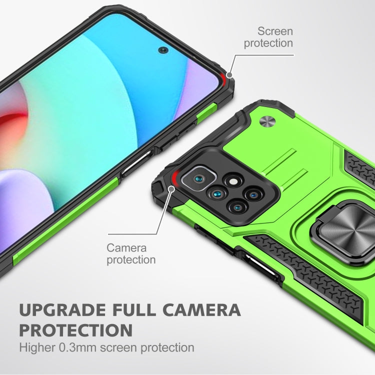 For Xiaomi Redmi 10 Magnetic Armor TPU + PC Phone Case