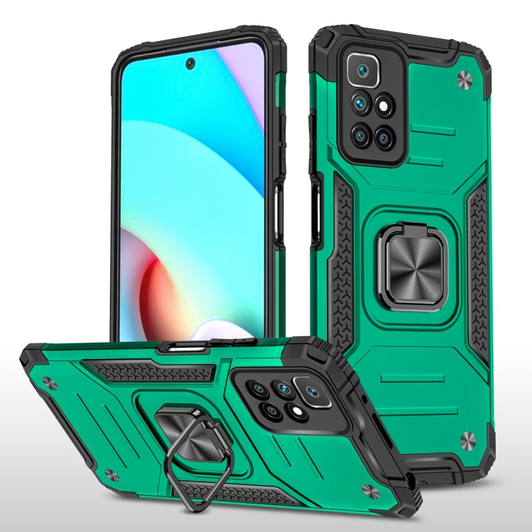 For Xiaomi Redmi 10 Magnetic Armor TPU + PC Phone Case