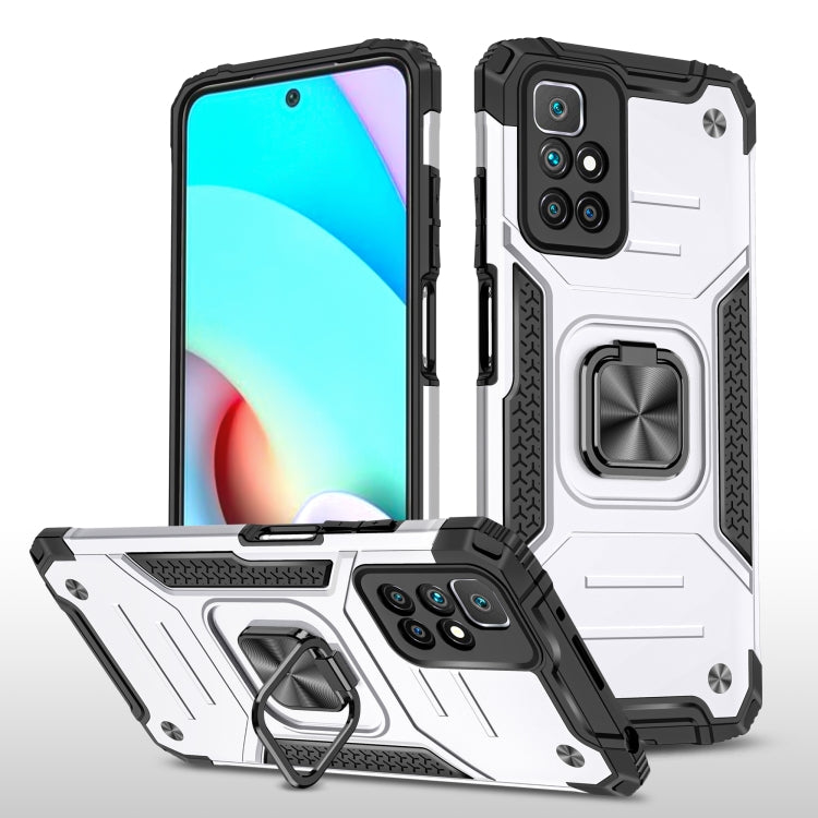 For Xiaomi Redmi 10 Magnetic Armor TPU + PC Phone Case