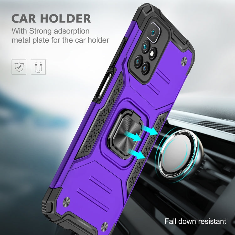 For Xiaomi Redmi 10 Magnetic Armor TPU + PC Phone Case