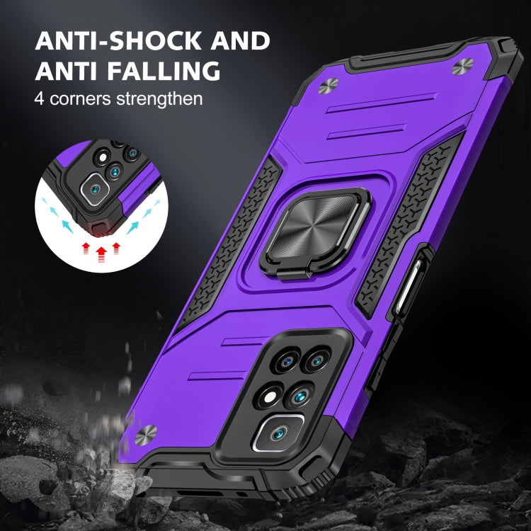 For Xiaomi Redmi 10 Magnetic Armor TPU + PC Phone Case