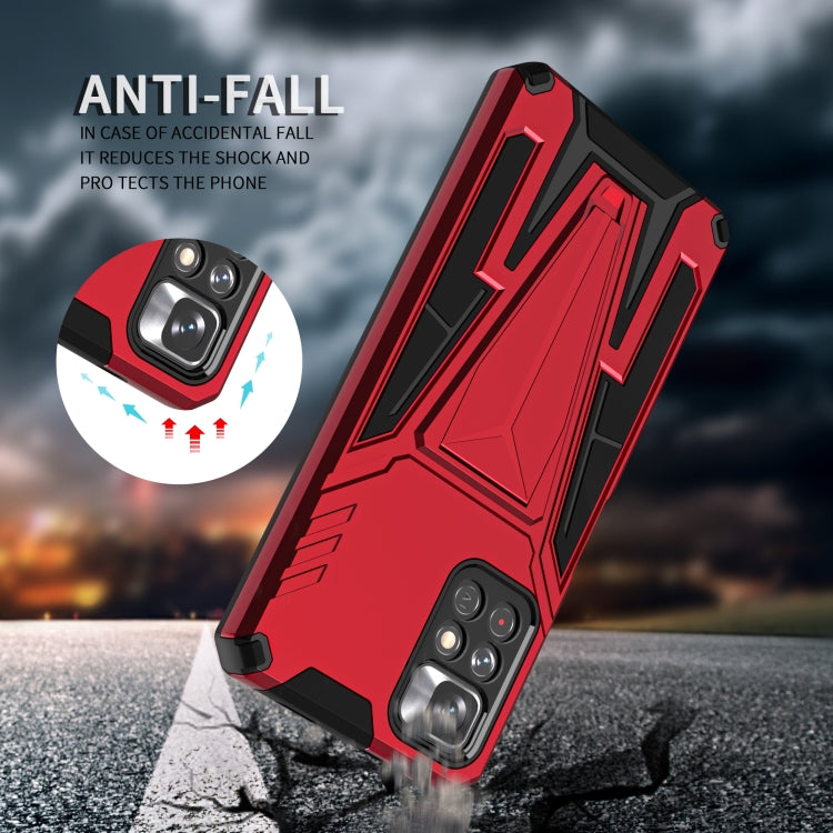 For Xiaomi Redmi Note 11/Poco M4 Pro 5G Super V Armor PC + TPU Phone Case