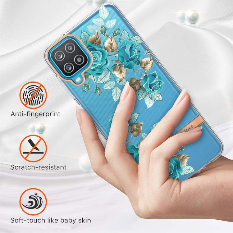 For Samsung Galaxy A12 Flowers and Plants Series IMD TPU Phone Case