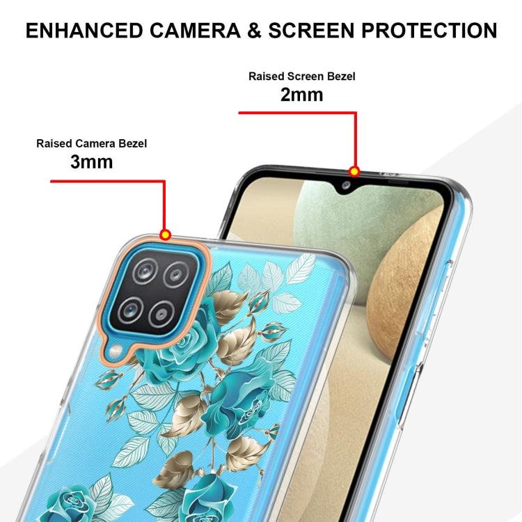 For Samsung Galaxy A12 Flowers and Plants Series IMD TPU Phone Case